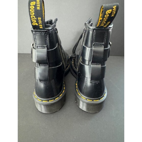 NEW Dr. Martens Cristofor Leather Harness Lace Up Boots EU 37 US 6 - Picture 4 of 6